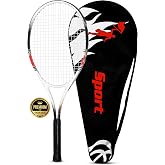 Deluxe 27 İn&ccedil; Tenis Raketi &Ccedil;antalı Yetişkin Tennis Racket L2 Grip 68 cm 527