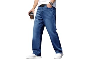 Runcati herr säckig jeans breda ben byxor | Breda jeans, Y2K-byxor, stretchtyg, lämplig för fritid och utflykter