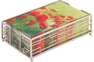 Boston International Guest Towel Caddy, Hampshire Design in Brush Nickel