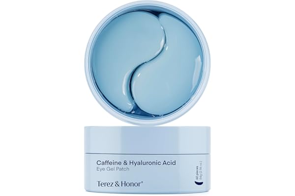 Patchs Yeux pour Cernes Skincare Coréen: Anti-Poches & Rides Masque Contour des Yeux à l’Acide Hyaluronique Niacinamide et Caféine - Végétalien, Testé sur Peau Sensible, 30 Paires - Under Eye Patch