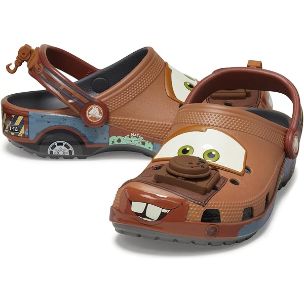 Crocs Unisex-Adult Disney Pixar Cars Lightning McQueen Clogs, Red