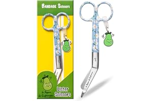 La Repera de Enfermera® Tijeras Pico de Pato Punta Roma: Tijeras de Enfermería Premium | Punta Redonda Profesional | Ideal para Regalos de Enfermería y Accesorios de Enfermeria TCAE (SPRING SPLASH)