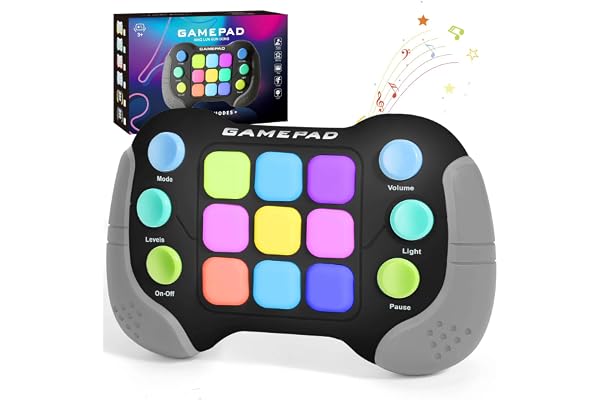 YouJabz Fidget Toys pour Adultes , Amélioré Pop Game Jeu électronique Anxiety Toy Jouet Autisme pour Enfants, Mini Console de Jeu Portable pour Les déplacements Pop Lumineux Enfant, Cadeaux de Noël