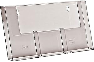 Taymar 3W110H, 3 Fächer, für dreiseitige Prospekte/Broschüren, zur Wandmontage
