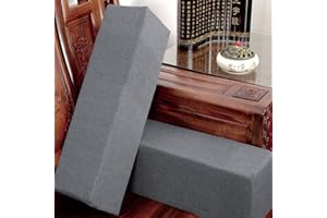 EN AyuL 2 Stück Sofakissen, Armstütze, dickes Armlehnen-Kissen, Nachttischschutzkissen, rechteckiges Kopfteilkissen, waschbar (55 x 20 x 20 cm, grau)