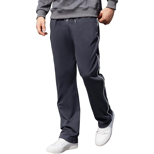 Pantalon De Jogging Homme HMIYA - Coton 95% Élasthanne 5% - Relaxation Et Sport - Avec Poches