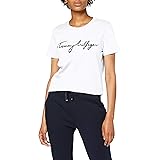 Tommy Hilfiger T-shirt Maniche Corte Donna Heritage Scollo Rotondo