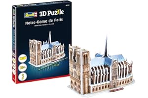 Revell 3D Puzzle Kathedrale Notre Dame Puzzle Trójwymiarowe, Wielokolorowe, 39 Elementów, 121