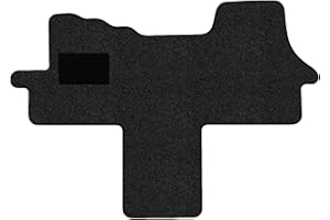 ALPHA-TEX PRODUKTIONS- UND HANDELS GMBH Jeu de Tapis Compatible avec Fiat Ducato, Type 250 (année de Construction 2006-2024), Hit Anthrazit | 1 PCE | Contour Marron