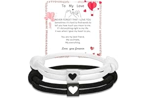 Miss Chipmunk Pärchen Armbänder Matching Armbänder Adjustable Rope Armbänder für Paare Weihnachten Jahrestag paar pärchenValentinstag Geschenke für ihn HerBoyfriend Freundin Liebhaber Ehemann Ehefrau