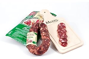 Saucisse sarde classique, charcuterie typique de la Sardaigne