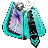 ESR 3 Pack Screen Protector for iPhone 17/iPhone 16 Pro, Armorite | 7X shockproof, 9H+ tempered glass, easy installation, ful