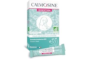 Calmosine - Digestion - Confort Digestif - Apaise et Calme - Bébé - Aux Extraits de Plantes Bio - Boite de 12 Unidoses - Fabriqué en France