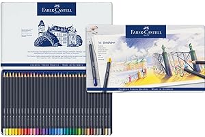 FABER-CASTELL Goldfaber Kolorowy ołówek w metalowej puszce (36 sztuk)