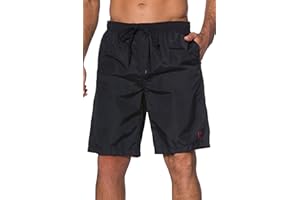 JP 1880 Hommes Grandes Tailles L-8XL Jusqu'au 7 XL - Short de Bain Longueur Genou. Taille élastique et Slip intégré - sèche Rapidement, 702526