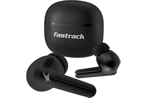 Fastrack Fpods(New Launch) FX100 Bluetooth TWS In-Ear Earbuds with 40 Hrs Playtime|BT V5.3|13mm Extra Deep Bass Drivers|Quad 