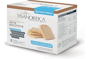 Gianluca Mech | Tisanoreica Fette Biscottate, Snack Leggero e Croccante, Confezione da 120g