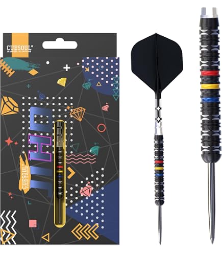 US Darts CUESOUL Black Scorpion 24 Grams 90% Tungsten Steel Tip