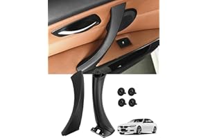 LALAIJDOU Maniglia interna della porta e90 e91，e90 maniglia interna della porta Compatibile con BMW Serie 3 E90 E91 (E90 Maniglia sinistra nera)