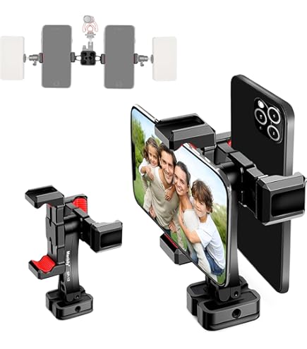 Fotopro Flexibles Smartphone-Stativ, Mini-Stativ, Octopus-Stil, mit Telefonadapter, Kamerastativ für iPhone 13, Canon, Sony, Nikon, DSLR