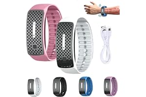 PNEDEODM 2 Stück Matteo Ultraschall-Körperform-Armband, UltraSonic LymphDrainage Slimfit-Armband, Magnetarmband für alle Männer und Frauen (Weiß+Rosa)