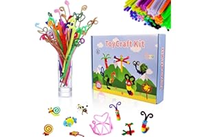 Clatoy Arts and Crafts for Kids,DIY Kids' Craft Kits, Craft Sets for Girls,Make Your Own Craft Supplies,Craft Kits for Kids Colored Felt for School Home Kids Age 3 4 5 6 7 8 9 Years+ (Blue)