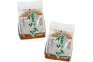 Hikari Miso Pasta de sopa blanca – Paquete doble – Shiro Miso Paste de Japón – Vegano – OG ASIA – 2 x 400 g