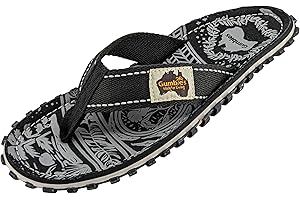Gumbies Islander Unisex Flip Flops, with Supersoft Cotton Toe Post and Durable Recycled Rubber Sole - Comfort Guaranteed