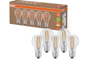 OSRAM Mycket effektiva LED-lampor med energieffektivitetsklass A,Förpackning med 5 lampor, ersätter vanliga 100W glödlampor