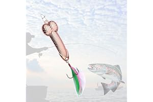 Enjoyard Esche Artificiali Spinning Regalo Scherzoso, Metal Artificiale Pesca Richiamo 15g Per San Valentino Regalo di Compleanno Del Pescatore, Fishing Lure Bait Per Pesca Alla Trota, Spigola