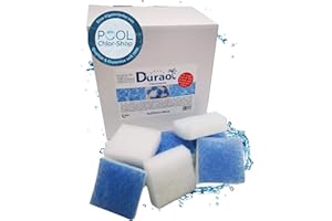 Duraol Filtermaterial Pool I Filterwatte für Sandfilteranlagen I Ersetzt 25 kg Filtersand I Filter Cubes Pool I Filteranlage Material für eine schnelle Reinigung I Hochwertiges Pool Pumpen Zubehör