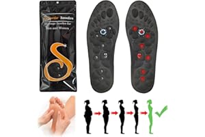 BEINUP Magnetische Einlegesohlen Original, Massage Magnetische Einlegesohle, Magnetische Schuheinlagen Akupunktur, Reflexologie Akupressur Einlagen, Magnetische Orthopädische Einlegesohlen (36-40)