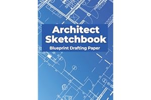 Architect Sketchbook: Blueprint Drafting Paper | Construction Drawing and Planning Book | Grid Paper Notebook 8.5 x 11: Architecture Grid Paper - 5x5 Quad Ruled
