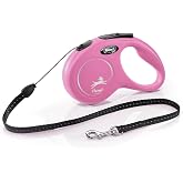 Flexi New Classic S Beden Pembe 5MT İpli Tasma