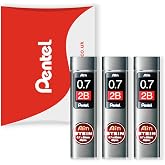 Pentel Ain Stein Mekanik Dolum U&ccedil;ları - Otomatik/Mekanik Kalemler i&ccedil;in - Pentel Yastık Ambalajında - 0,7 mm 2B Sınıfı - 3'l&uuml; 