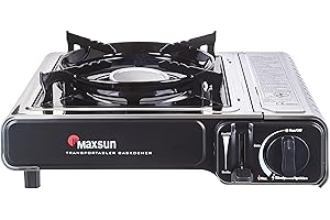 Maxsun - Hornillo de gas (acero inoxidable)