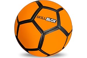 SKILL BLOX SoftStrike Home Indoor Football Training Ball - Size 4 - Football Gifts for Boys and Girls (SKILLBLOX SKILLS HOME TRAINING BALL)