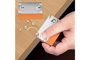 FUNNYTEK Taglierina per bordi per impiallacciatura, portatile, manuale, per la lavorazione del legno, per legno e PVC, ABS, colore arancione