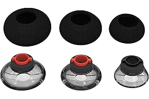 Wiki VALLEY Eartips für Plantronics Voyager 5200/5200 Office Series/5200 UC, 3-Pack Schaumstoffhülle & Ohrhörergel Ohrhörer-groß Mittel Klein
