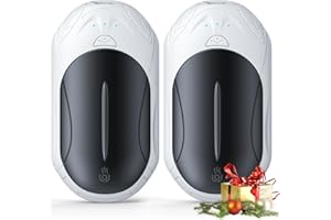 2 Pezzi Scaldamani Elettrico 6000 mAh,OUTJUT Scaldamani Ricaricabile Portatile con 3 Livelli di Riscaldamento Fino a 55 ℃ Scaldamani USB a Ricarica Rapida per Caccia, Golf, Campeggio, Tenere al caldo