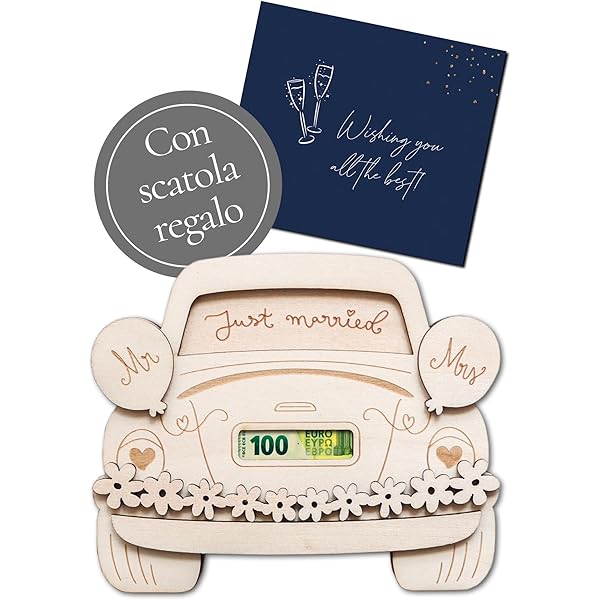 Dandelion Wish Filler - Regalo In Denaro Legno, Con Busta, Per Compleanni E Matrimoni - Foto 8