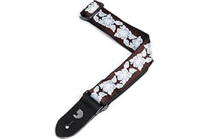 Planet Waves 15UKE00 Sangle en nylon pour ukulélé Motif Aloha 3,8 cm