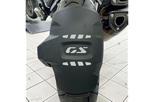 BLACK DOVES GRAPHICS n.3 Adesivi rifrangenti per PARAFANGO POSTERIORE compatibile con/sostitutivo per BMW Motorrad R 1300 GS 2024 (BIANCO/GRIGIO)
