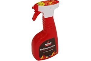 KAMINO-FLAM Kamino Flam Leuchtfensterreiniger in Rot, einfach zu verwendender Kaminglasreiniger , Ofenglasreiniger entfernt Ruß- und Brennrückstände