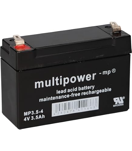 U-Power Gel-Batterie 12V 12Ah – Wartungsfrei, Versiegelt, Ideal Für Alarmanlagen & Notstrom