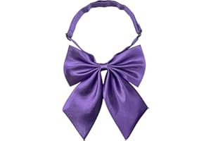 AUSUAYA Womens Bow Tie, Ladies Bowtie for Lady Uniform or Girls Anime Cosplay T-shirt Accessory & Halloween Goth Party GB-W-B1