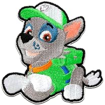 Toppa Termoadesiva- Paw Patrol Rocky Riciclo Verde