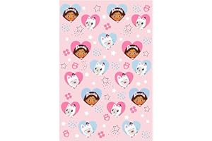Halantex Gabby’s Dollhouse Fleece Blanket – 100 x 150 cm Soft Polyester Throw Featuring Gabby & Pandy Paws – Super Cozy, Machine Washable, for Kids & Travel