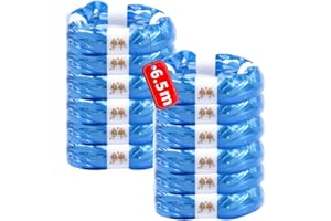 LANSHAFANG Lot de 12 anneaux de recharge pour poubelle à couches - Longueur : 6,5 m - Compatible avec toutes les poubelles à couches octogonales