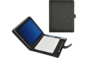 Desq Étui d'écriture - étui pour tablette | support universel 7-10,4 pouces | fermeture magnétique | porte-stylos | design néerlandais fin, 3688, noir